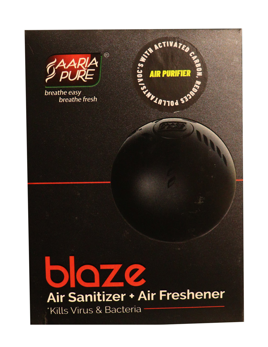 Aariapure BLAZE (Air Purifier+Sanitizer+Freshener)